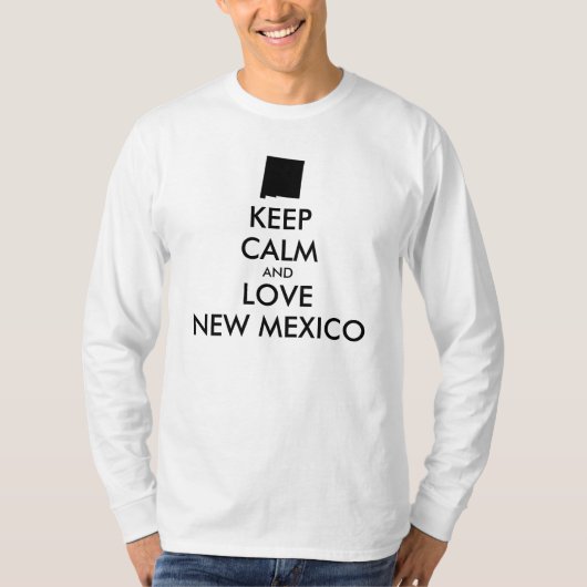  BEHOEFTE CALM EN VERLIES NIEUWE MEXICO T-SHIRT (Voorkant)