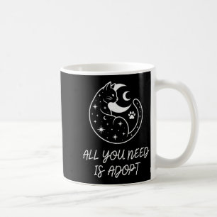 Behoefte is Adopteer Grappige Kattenliefhebber Moo Koffiemok