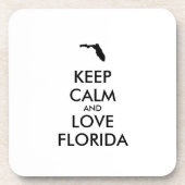 BEHOEFTE KALK EN VERLIES FLORIDA DRANKJES ONDERZETTER (Voorkant)