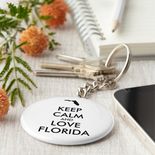  BEHOEFTE KALK EN VERLIES FLORIDA SLEUTELHANGER (Zijkant)