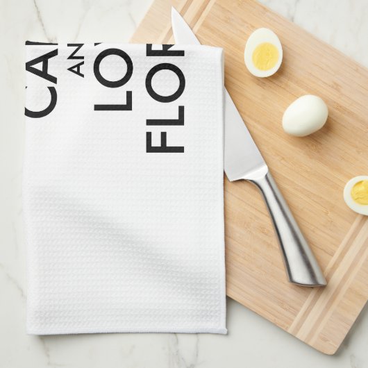  BEHOEFTE KALK EN VERLIES FLORIDA THEEDOEK (Quarter Fold)