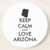  BEHOEFTE KALM EN VERLIES ARIZONA ZANDSTEEN ONDERZETTER (Voorkant)