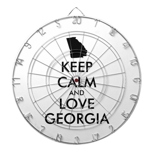  BEHOEFTE KALM EN VERLIES GEORGIË DARTBORD (Voorkant)