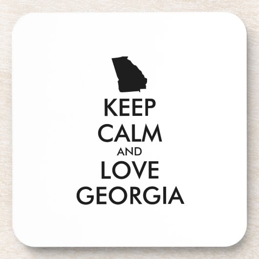  BEHOEFTE KALM EN VERLIES GEORGIË ONDERZETTER (Voorkant)