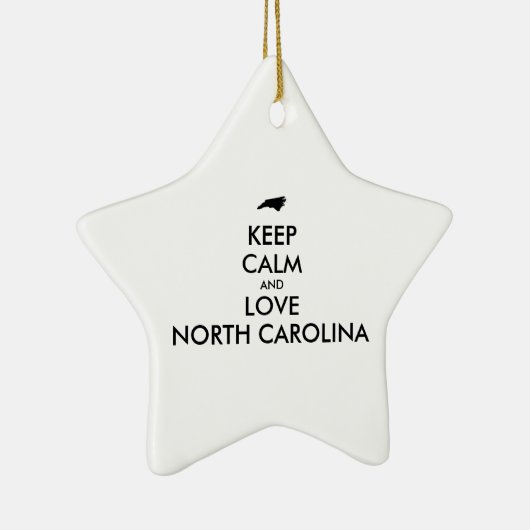  BEHOEFTE KALM EN VERLIES NOORD CAROLINA KERAMISCH ORNAMENT (Rechts)