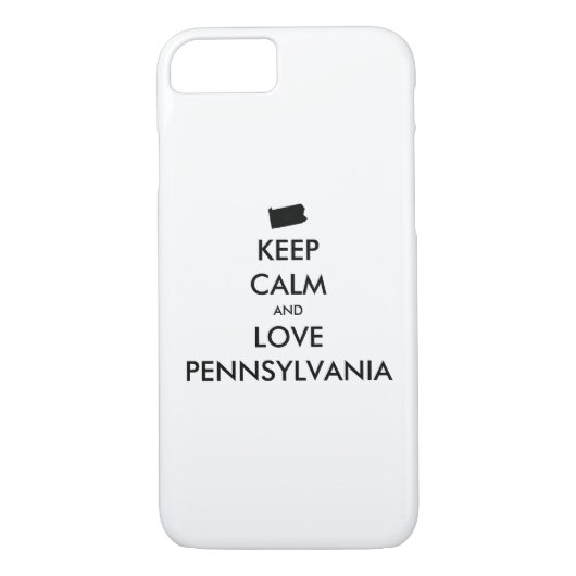  BEHOEFTE KALM EN VERLIES PENNSYLVANIA Case-Mate iPhone CASE (Achterkant)