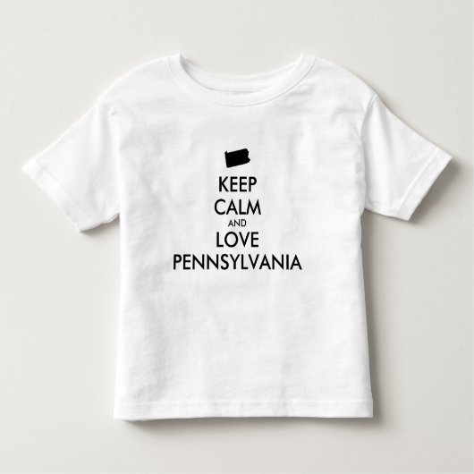 BEHOEFTE KALM EN VERLIES PENNSYLVANIA KINDER SHIRTS (Voorkant)
