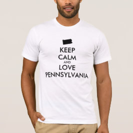  BEHOEFTE KALM EN VERLIES PENNSYLVANIA T-SHIRT