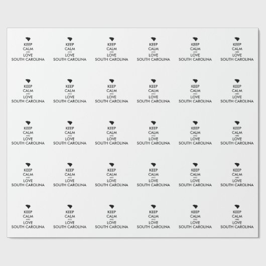 BEHOEFTE KALM EN VERLIES ZUIDCAROLINA CADEAUPAPIER (Vlak)