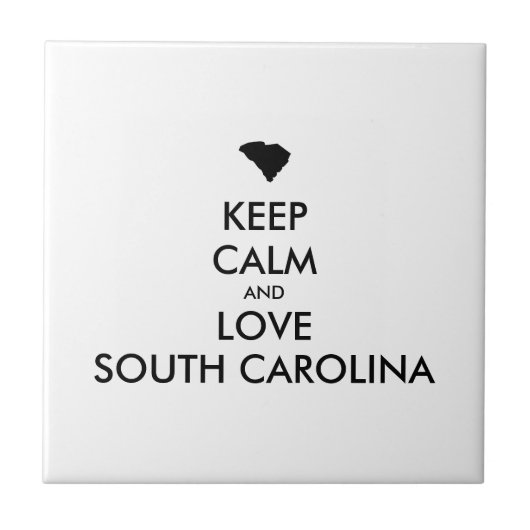  BEHOEFTE KALM EN VERLIES ZUIDCAROLINA TEGELTJE (Voorkant)