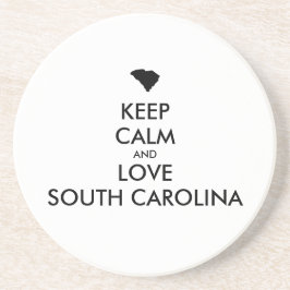  BEHOEFTE KALM EN VERLIES ZUIDCAROLINA ZANDSTEEN ONDERZETTER