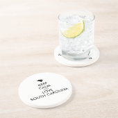  BEHOEFTE KALM EN VERLIES ZUIDCAROLINA ZANDSTEEN ONDERZETTER (Zijkant)