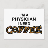 Behoefte koffie - Arts Briefkaart (Voorkant)