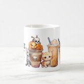 BEHOEFTE KOFFIE RECHT MEOW Schattige Halloween Fun Koffiemok (Center)