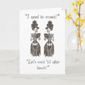 Behoefte om te braken: Skin & Botten Speak-serie Kaart (Gele Bloem)