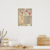 Behoefte om zich vol te voelen poster (Keuken)