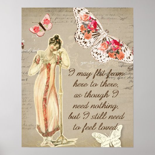 Behoefte om zich vol te voelen poster (Voorkant)