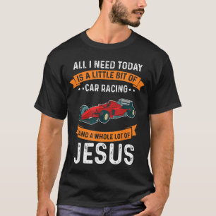 Behoefte Race en Jezus Christelijke God Liefde Aut T-shirt