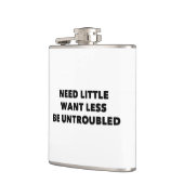 Behoefte weinig minder ongerustheid heupfles (Links)