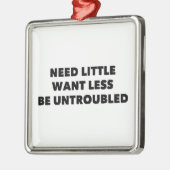 Behoefte weinig minder ongerustheid metalen ornament (Links)