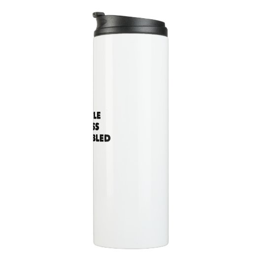 Behoefte weinig minder ongerustheid thermosbeker (Geroteerd rechts)