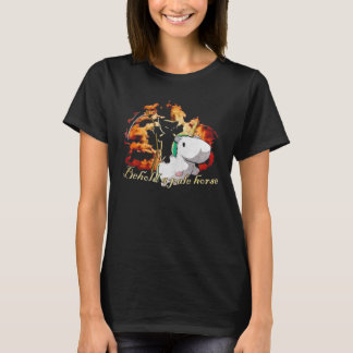 Behold A Bleek Horse Cat Shirt Unicorn