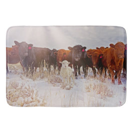 Behold Cattle and Lamb Bathmat Badmat