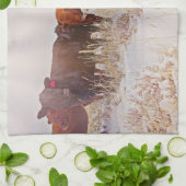 Behold! Cattle Kitchen Towel Theedoek (Gevouwen)