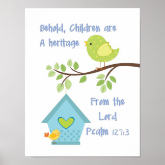 Behold Children is een erfgoed van Lord Psalm Poster