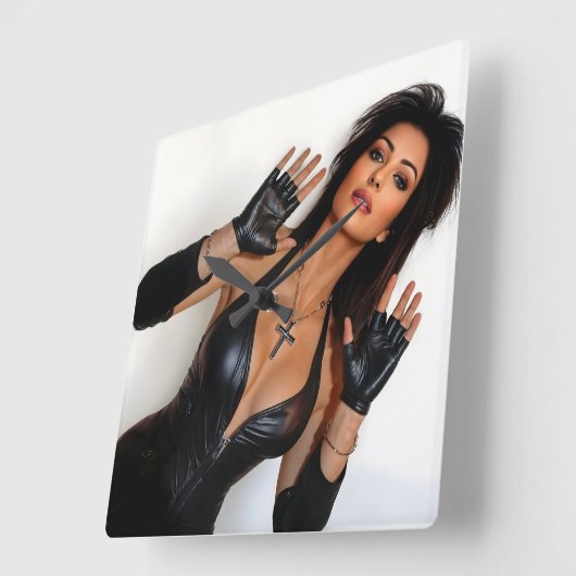 Behold clock vierkante klok (Hoek)