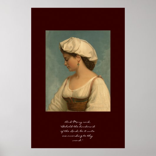 Behold de handdienstmeisje van de Heer Poster (Voorkant)