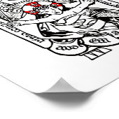 Behold, een maagd zal zich conceive - Madonna en C Poster (Hoek)