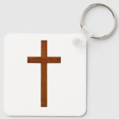 "BEHOLD, IK STAND AAN DE DEUR EN KNOCK"-sleutelhan Sleutelhanger (Achterkant)