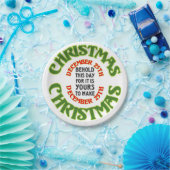 Behold Kerstmis 25th Quote Papieren Bordje (Feest)