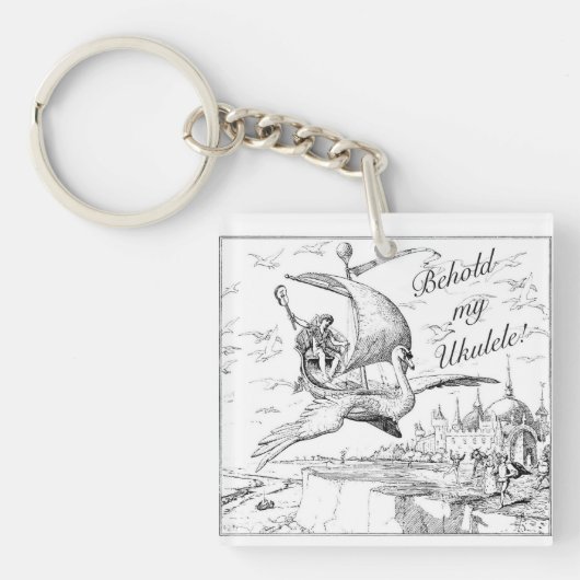 Behold My Ukulele Keyring Sleutelhanger (Voorkant)