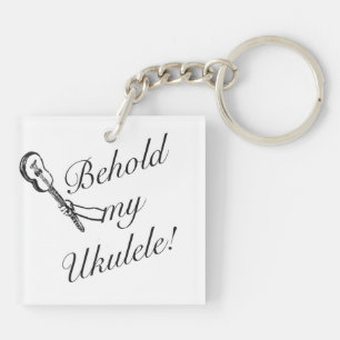 Behold My Ukulele Keyring Sleutelhanger
