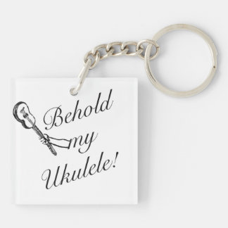 Behold My Ukulele Keyring Sleutelhanger