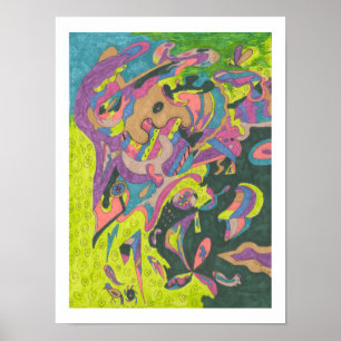 Behold, origineel Abstract 12x16 Poster