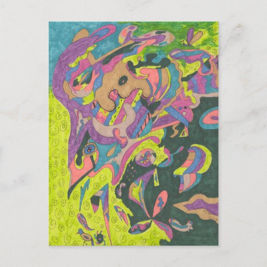 Behold, origineel Abstract Briefkaart (Voorkant)