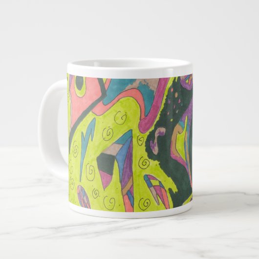 Behold, origineel Abstract Grote Koffiekop (Links)