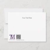 Behold your King Flat Notecard Notitiekaartje (Achterkant)