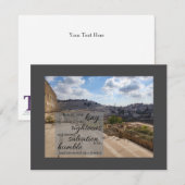 Behold your King Flat Notecard Notitiekaartje (Voorkant / Achterkant)