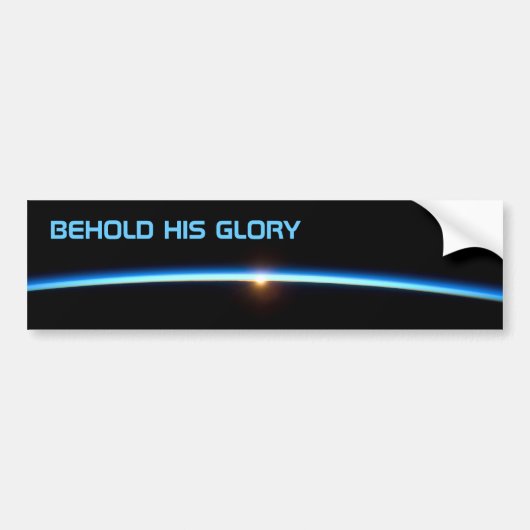 "BEHOLD ZIJN GEHEUGEN" Thin Blue Line Bumpersticke Bumpersticker (Voorkant)