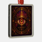BEHOLDER Premium Vierkant Ornament (Rechts)