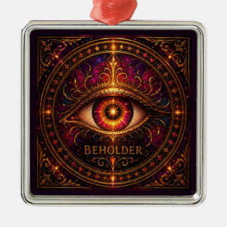 BEHOLDER Premium Vierkant Ornament