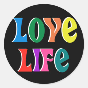 BEHOORD LEVEN! aanpasbaar Christelijk bericht Ronde Sticker