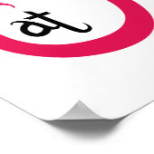 Behoorlijk bij 50 Poster (Hoek)