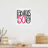 Behoorlijk bij 50 Poster (Keuken)