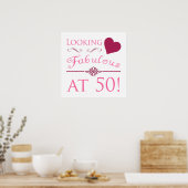 Behoorlijk bij 50 poster (Keuken)