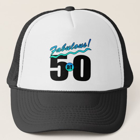 Behoorlijk bij 50 trucker pet (Voorkant)